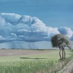 Manto de pampa y cielo II | Muestra